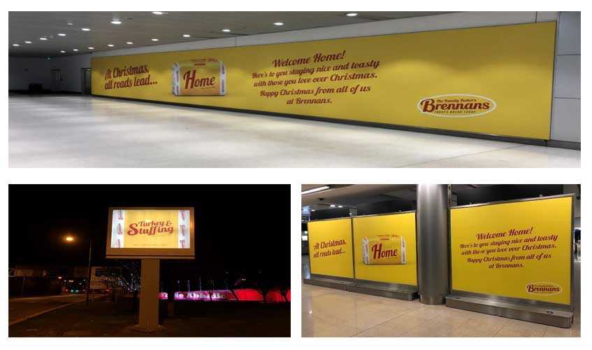 Brennans advertisement outdoor dublin airport
